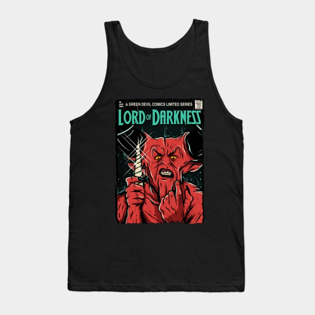 Lord of Darkness Tank Top by Greendevil